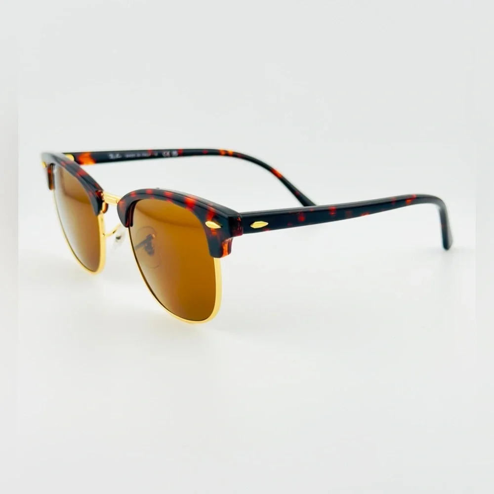 Ray-Ban ClubMaster Sunglasses RB3016 Polished Havana frame B15 Brown Lenses New!